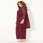 3-Piece Sequin Tank Pant Suit image number null