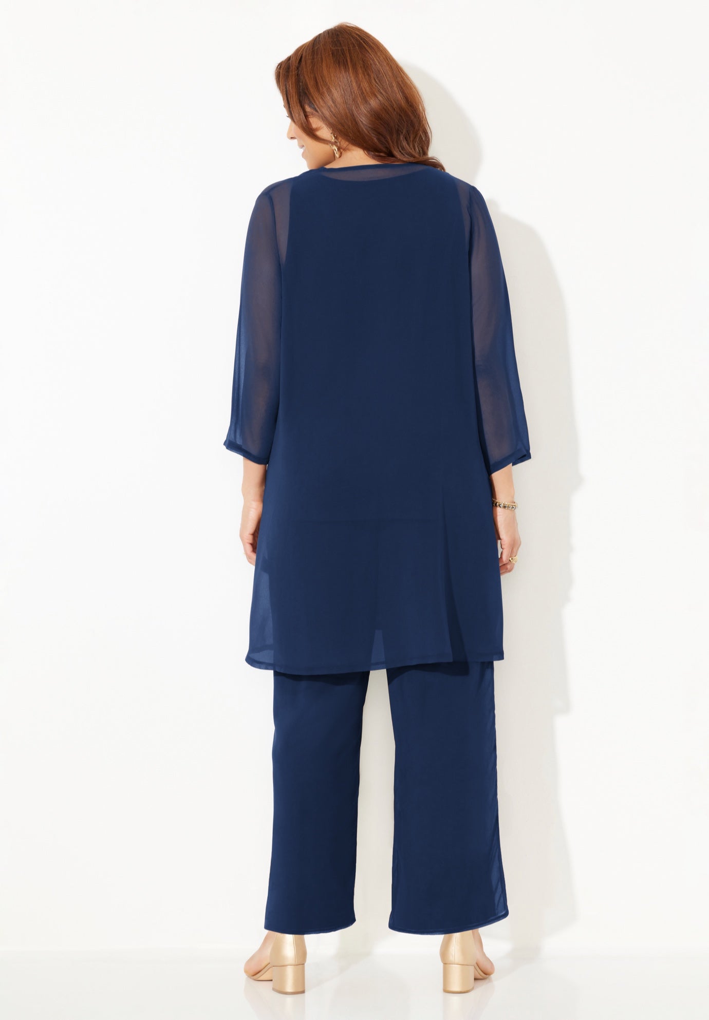 3-Piece Sequin Tank Pant Set image number 1