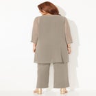 3-Piece Sequin Tank Pant Suit image number null