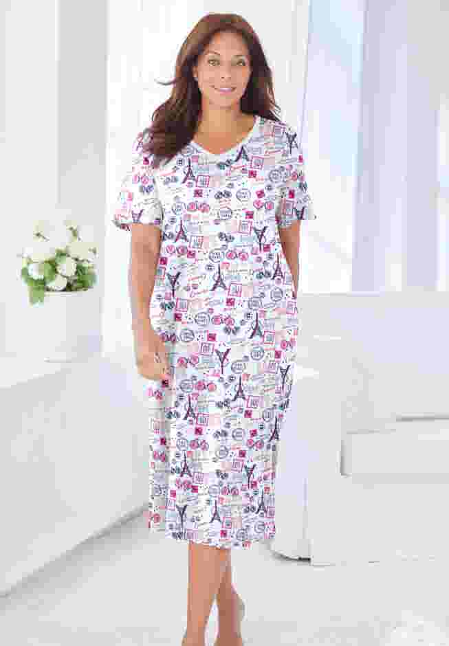 Long Print Sleepshirt image number 2