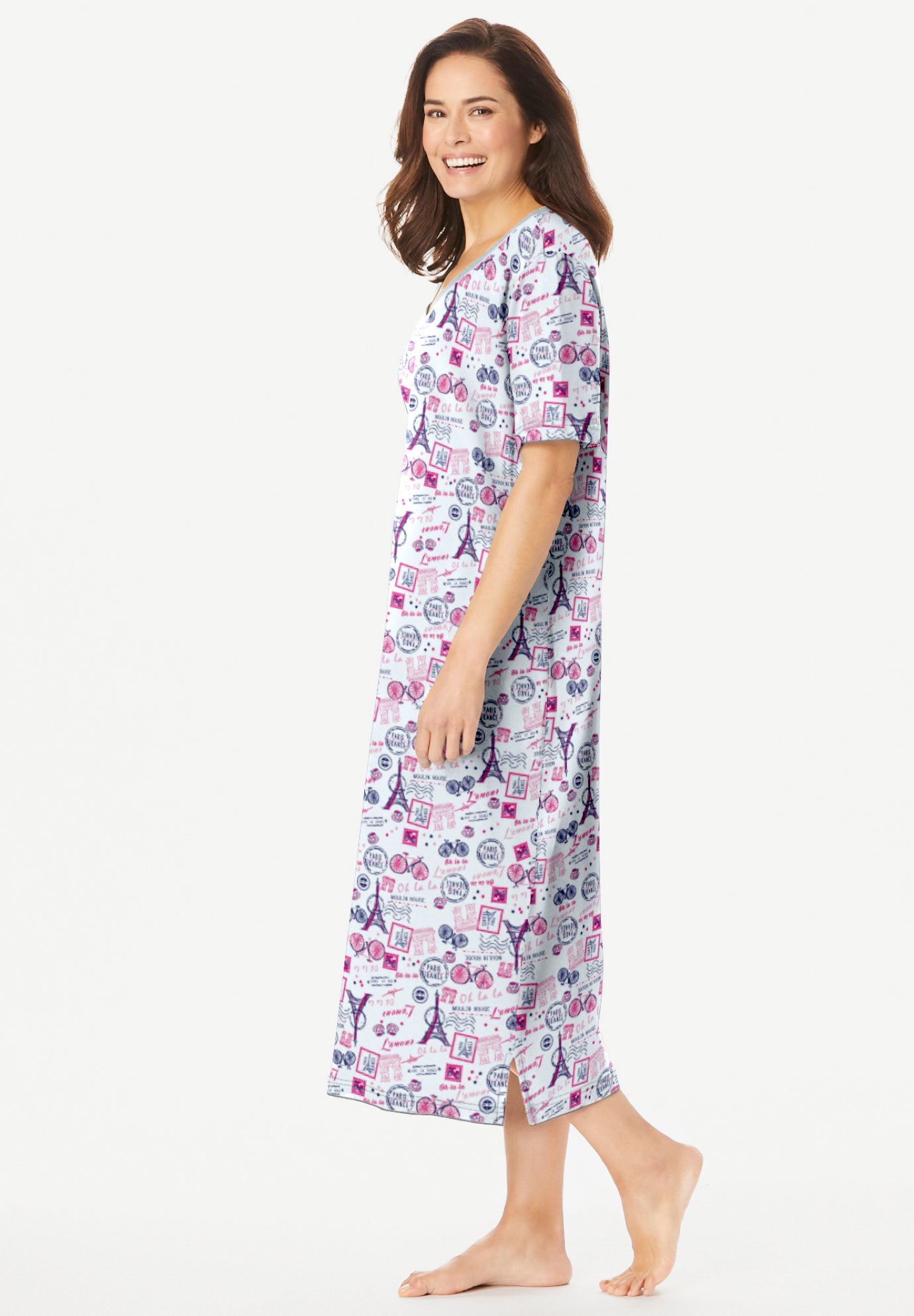 Long Print Sleepshirt image number 2
