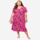 Long Print Sleepshirt image number null