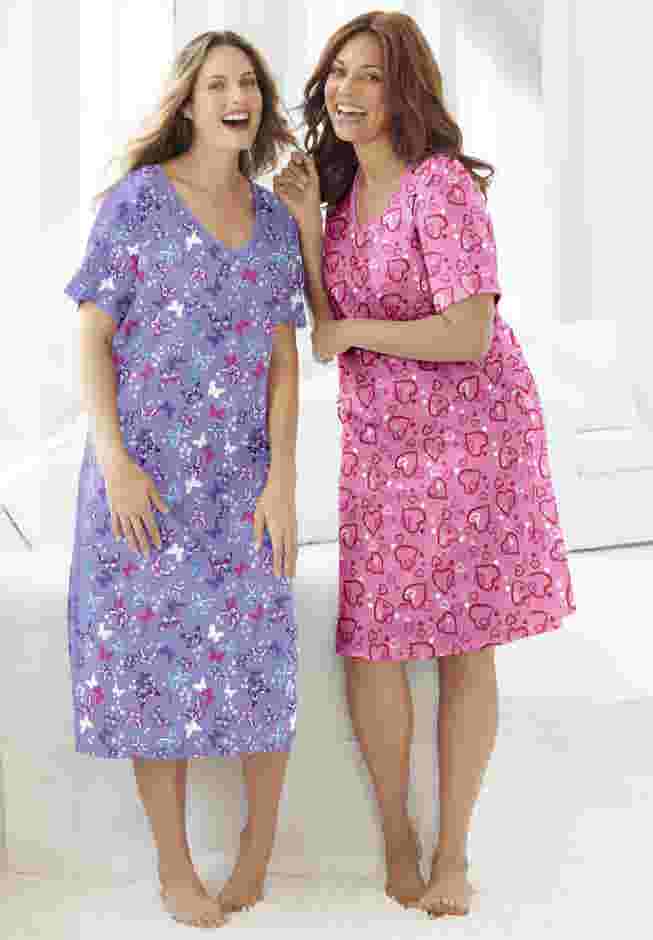 Long Print Sleepshirt image number 3