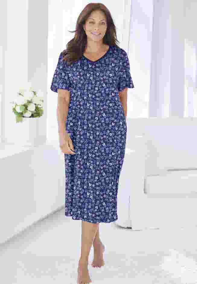 Long Print Sleepshirt image number 4