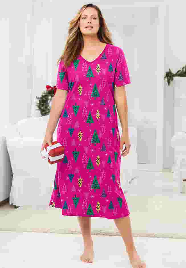 Long Print Sleepshirt image number 4