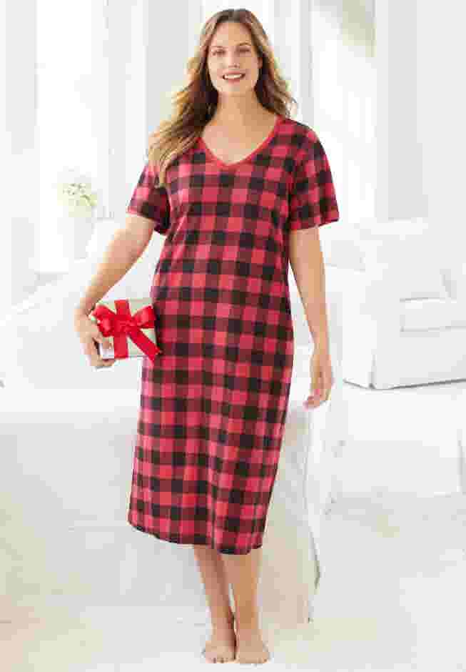 Long Print Sleepshirt image number 6