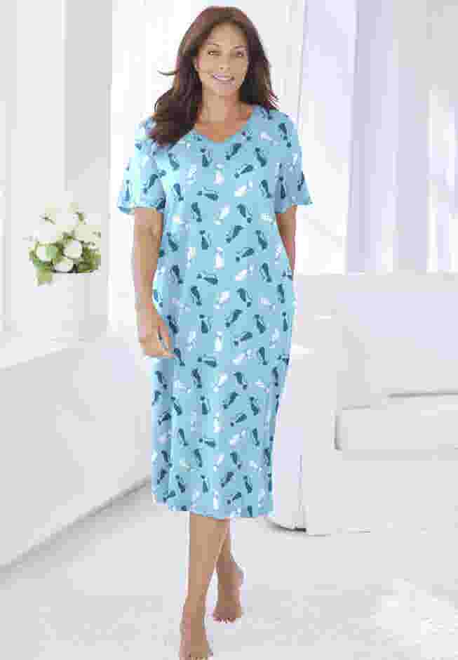 Long Print Sleepshirt image number 0