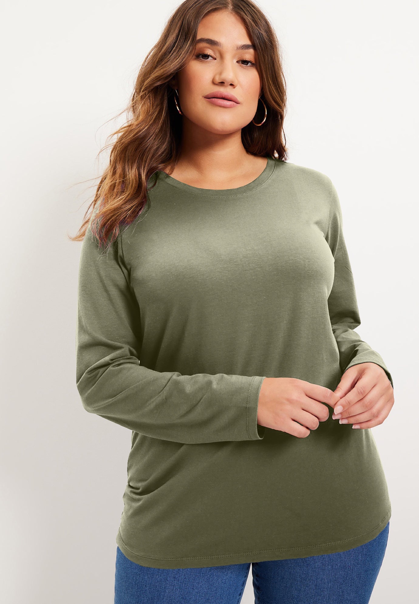 Long-Sleeve Crewneck One + Only Tee image number 0