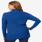 Ribbed Collar Sweater image number null