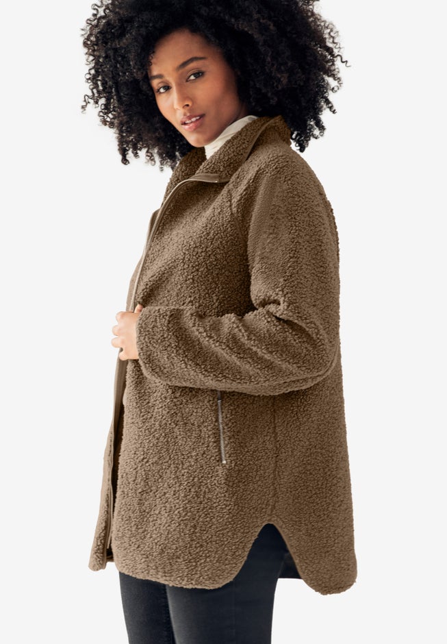 Sherpa Zip-Front Jacket image number 2