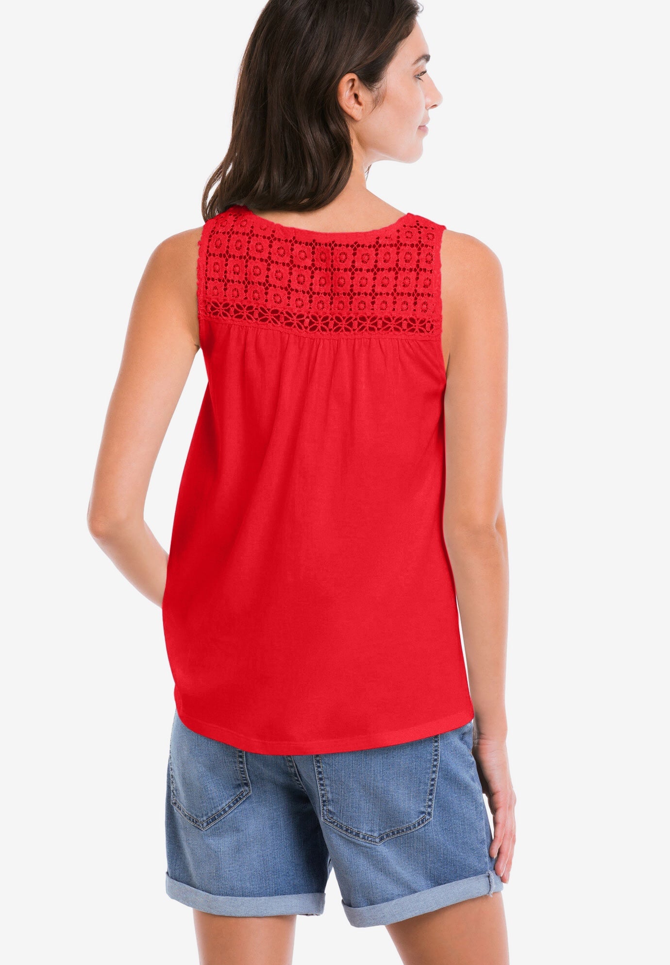 Crochet Lace Tank image number 1