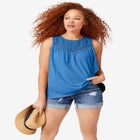 Crochet Lace Tank image number null