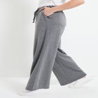 French Terry Wide-Leg Pant image number null