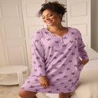 Dreams & Co.&reg; Henley Sleepshirt image number null