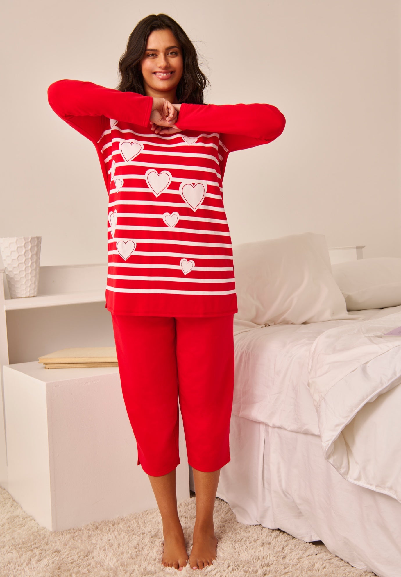 Avenue Body 2-Piece Set Sweatshirt Capri image number 5