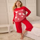 Avenue Body 2-Piece Set Sweatshirt Capri image number null