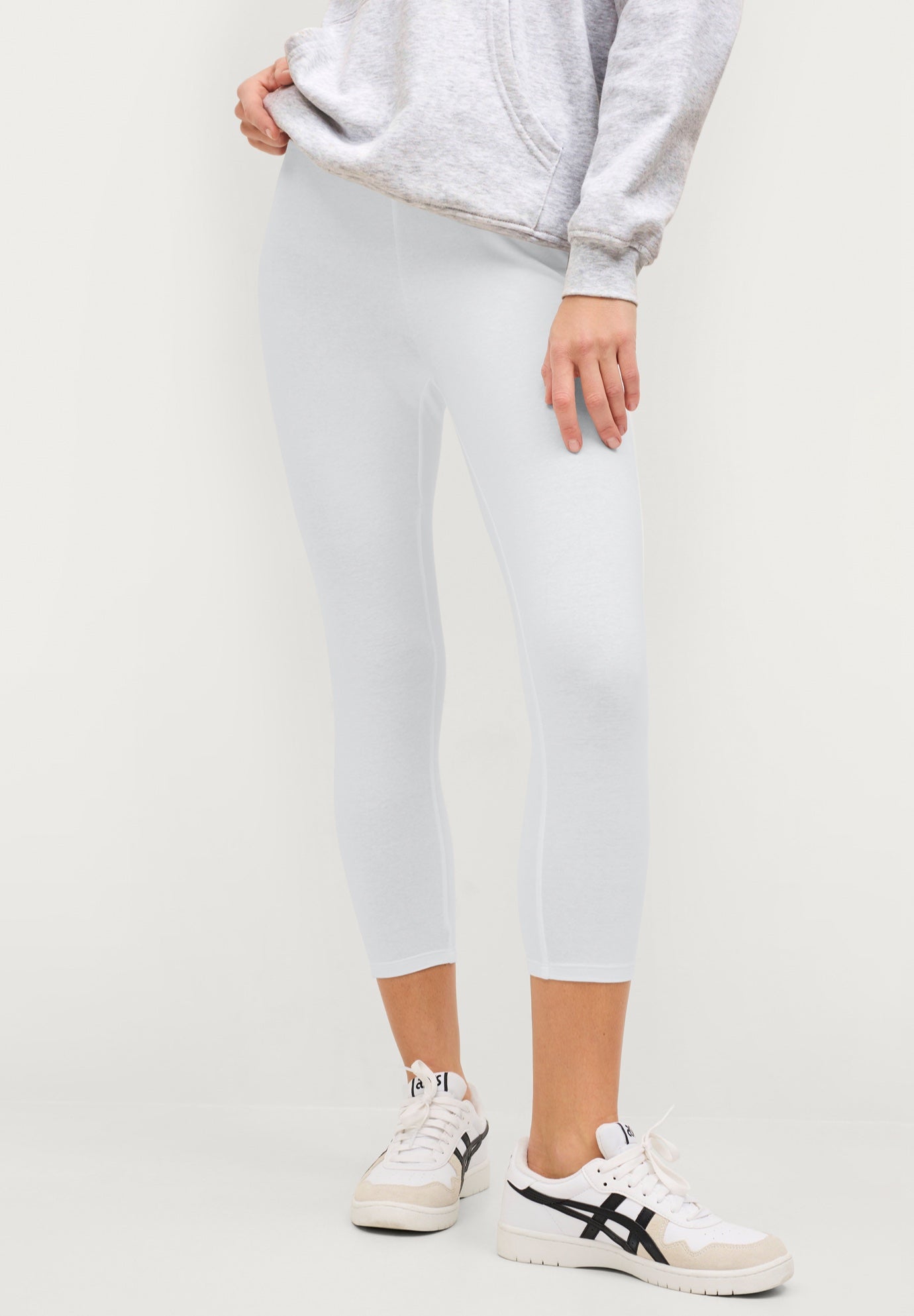 Cotton Spandex Capri Length Leggings image number 0