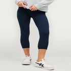 Cotton Spandex Capri Length Leggings image number null