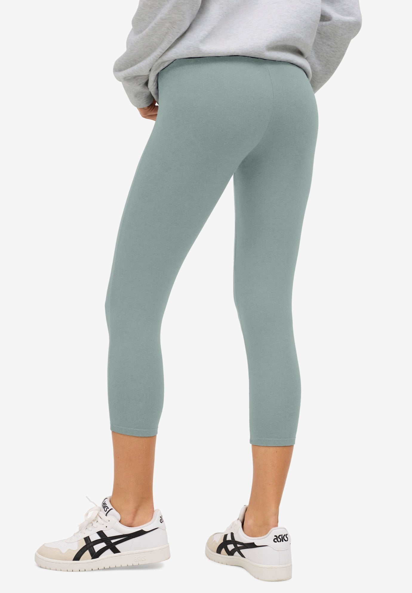 Stretch Knit Capri Legging image number 1