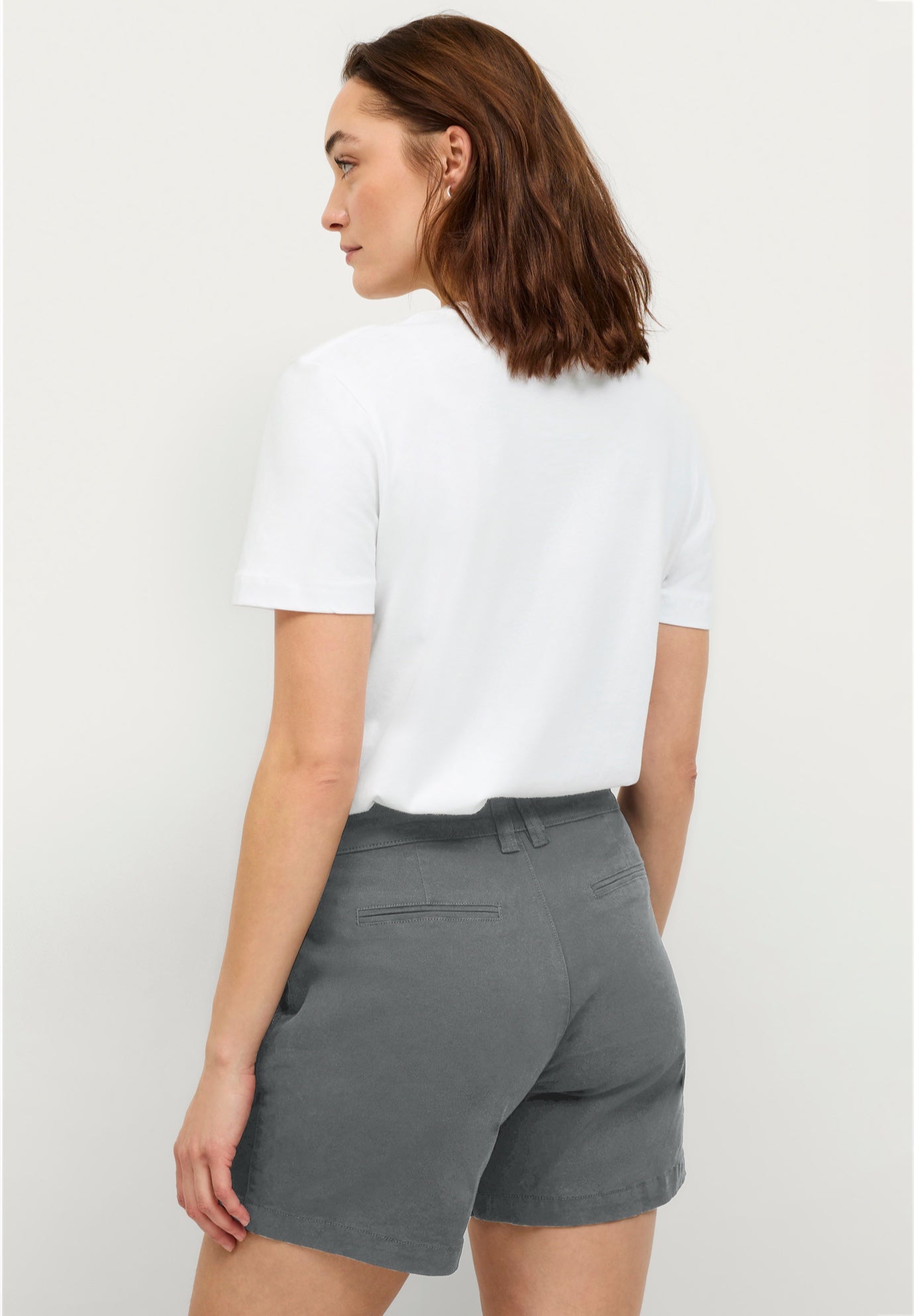 Stretch Chino Mid-rise Shorts image number 1