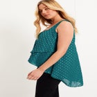Tiered Georgette Cami image number null