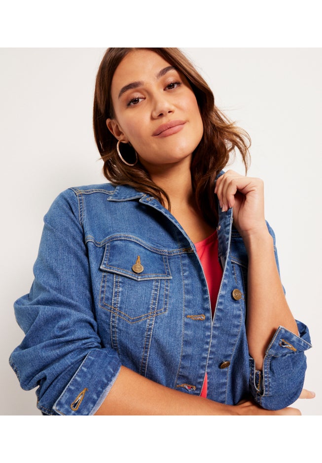 Essential Denim Jacket image number null
