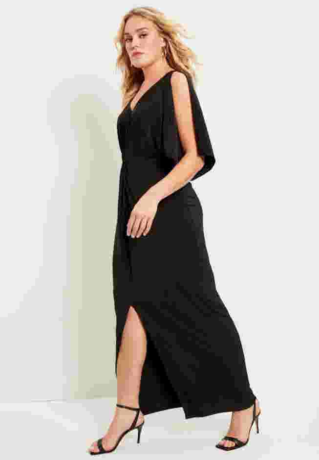 Knitted Twisted Front Dress Set