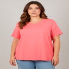 Openwork Trim Short Sleeve Top image number 0