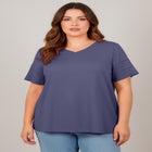 Openwork Trim Short Sleeve Top image number 0
