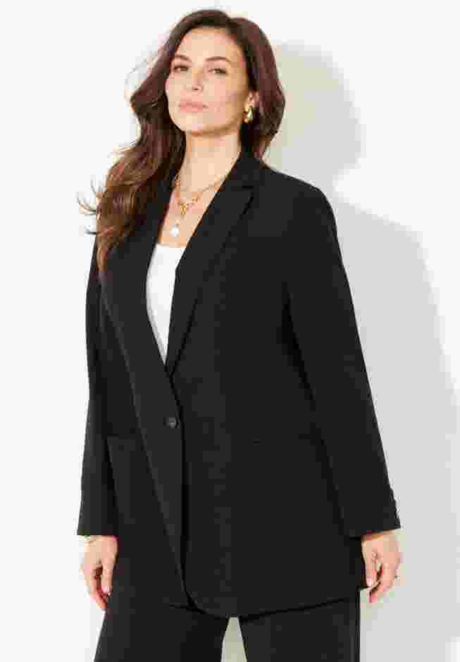 Right Fit&trade; Curvy Blazer image number 2