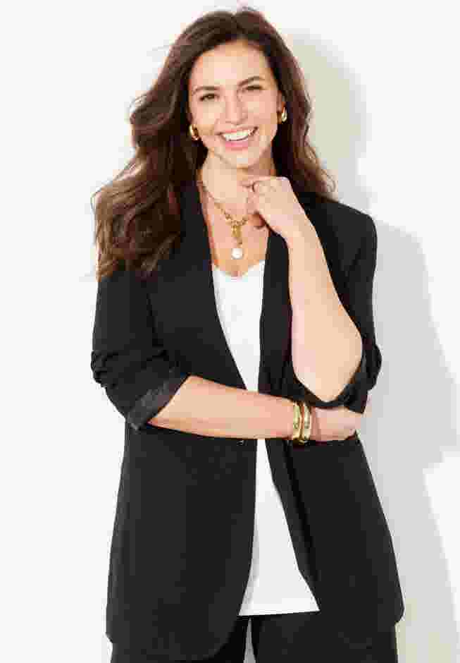 Right Fit&trade; Curvy Blazer image number 3