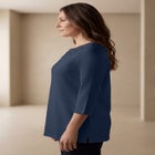 Crochet Trim Boatneck Tunic image number 1
