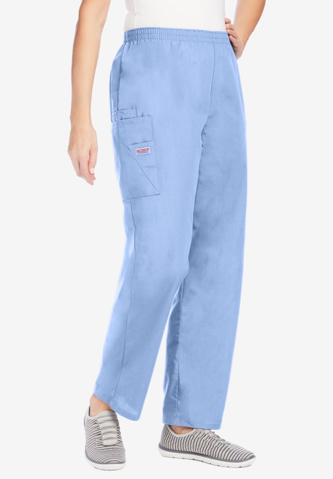 Natural Rise Pull-On Cargo Pant Scrubs image number null
