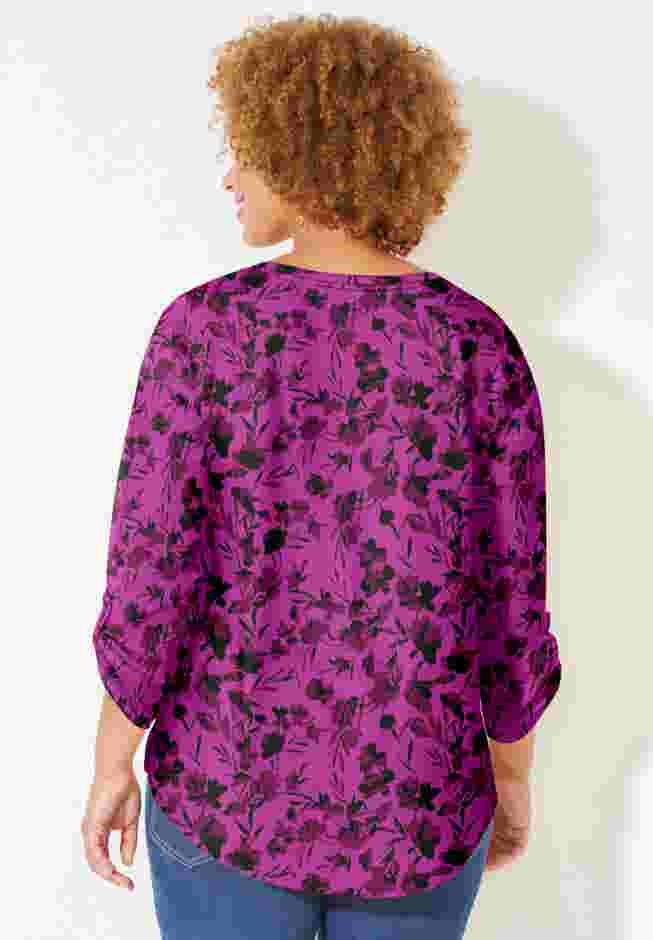 Liz&Me® V-Neck Top image number 1