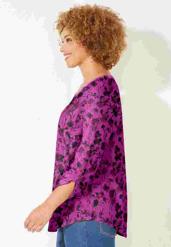Liz&Me® V-Neck Top image number 2