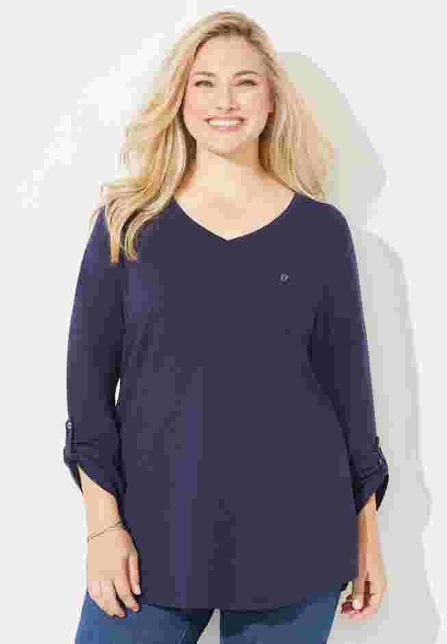 Liz&Me® V-Neck Top image number 0