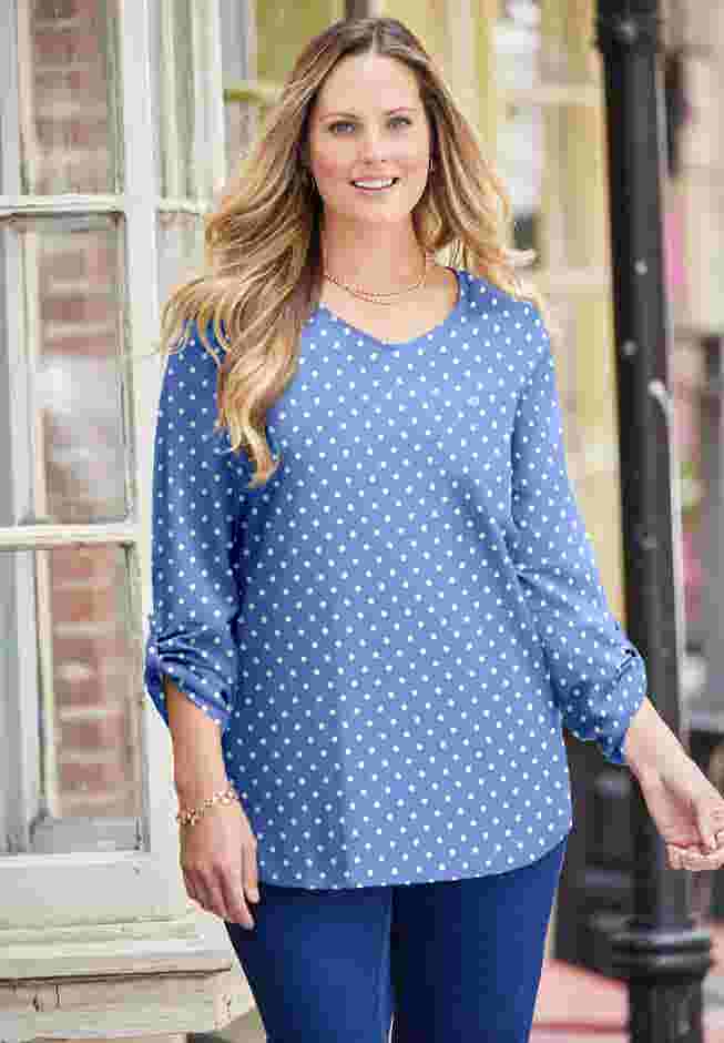 Liz&Me® V-Neck Top image number 0