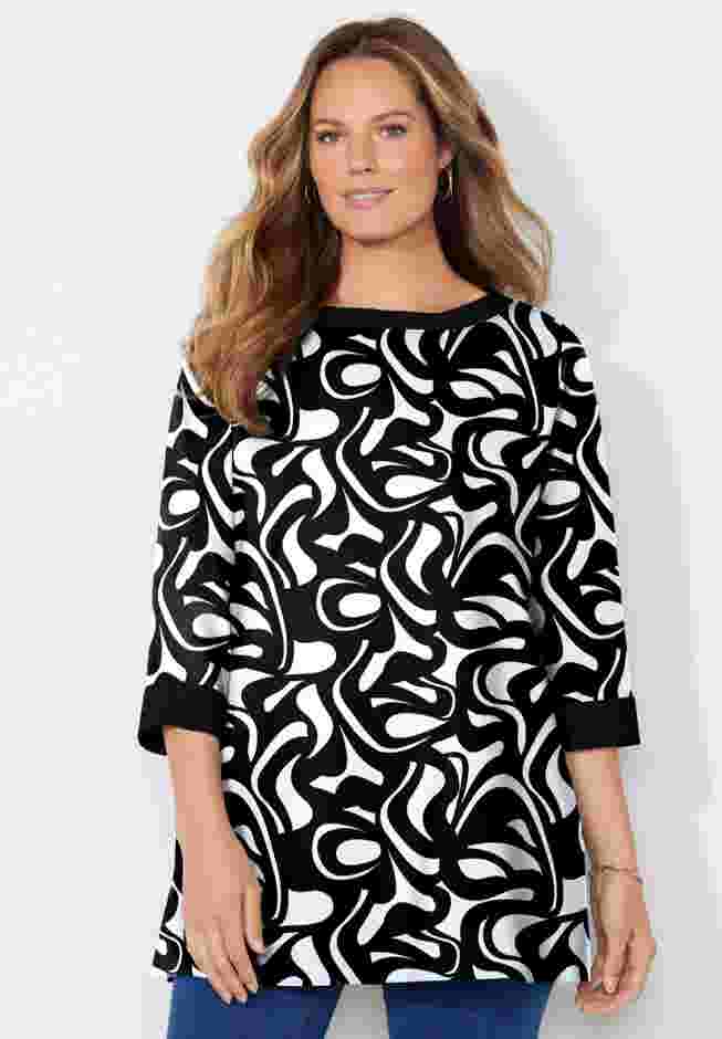 Liz&Me® Boatneck Top image number 0