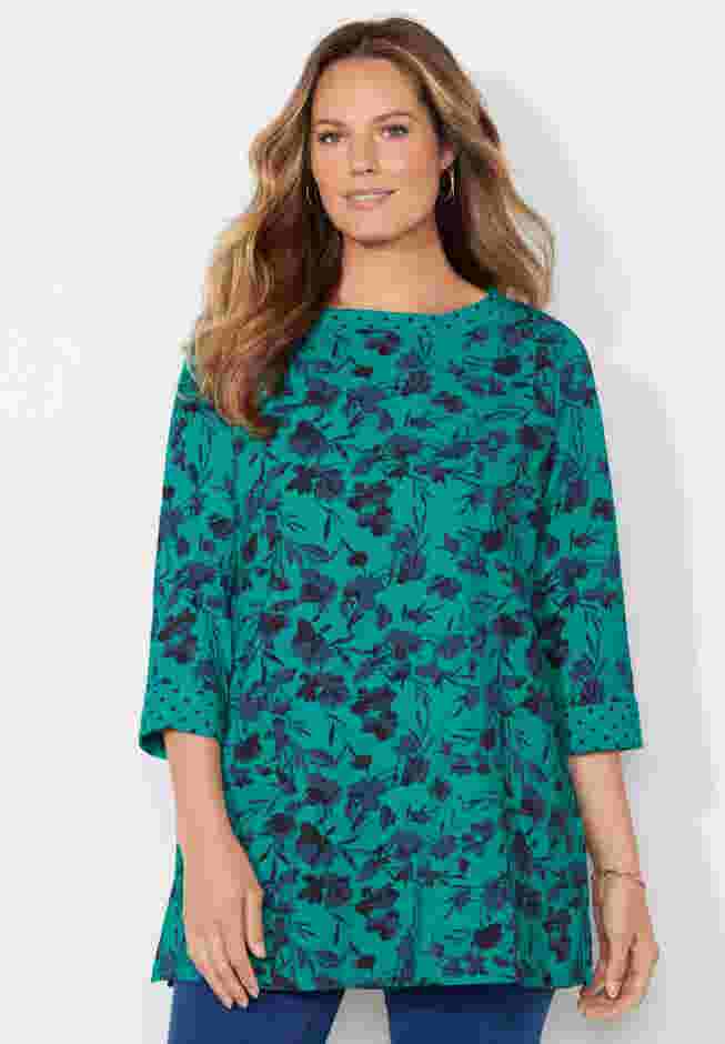 Liz&Me® Boatneck Top image number 0