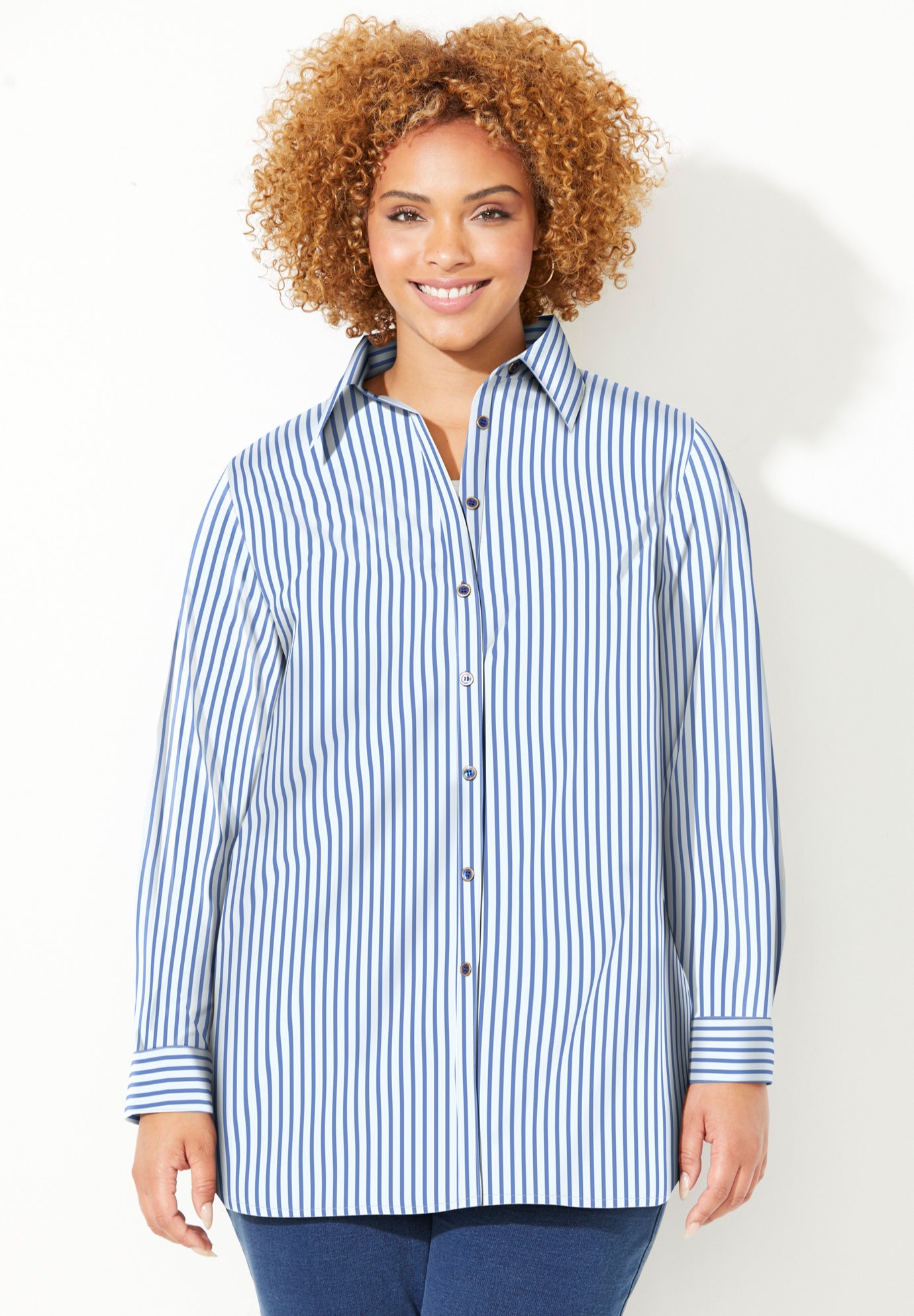 Liz&Me&reg; Buttonfront Shirt image number 0