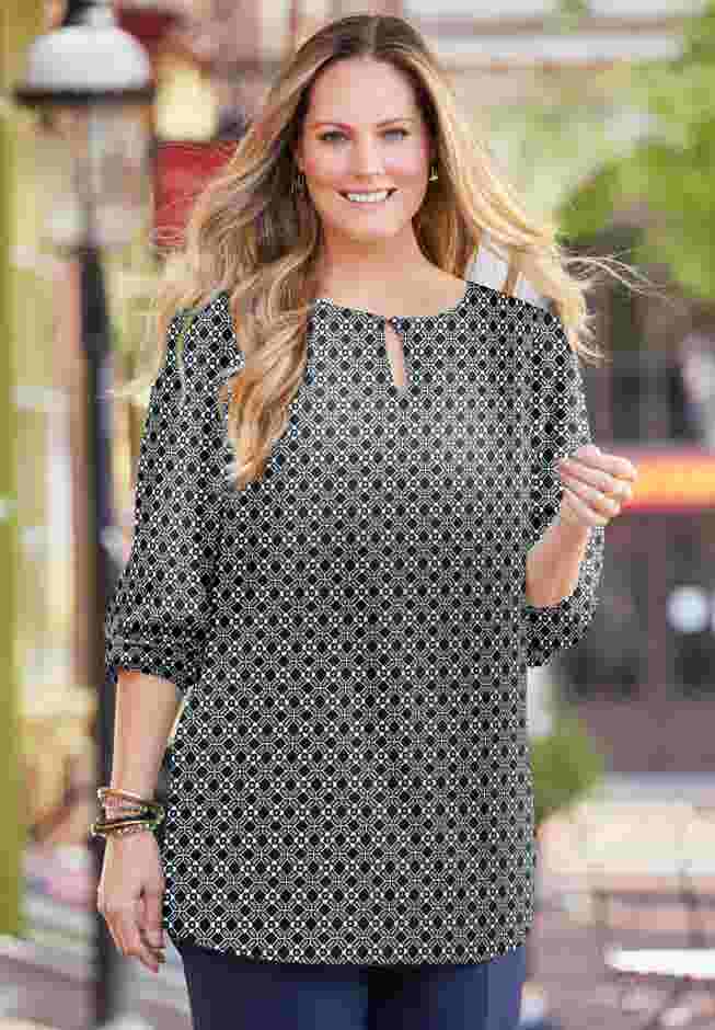 Liz&Me® Keyhole Top image number 0