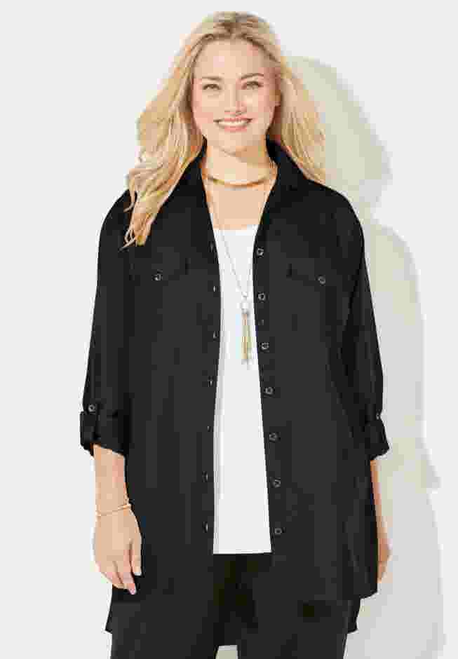 Liz&Me® Camp Shirt image number 0