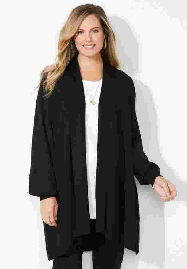 Liz&Me® Draped Cardigan image number 0