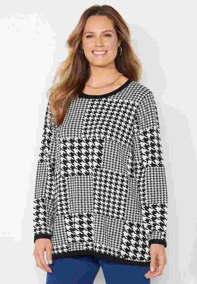 Liz&Me® Patterned Pullover Sweater image number 2