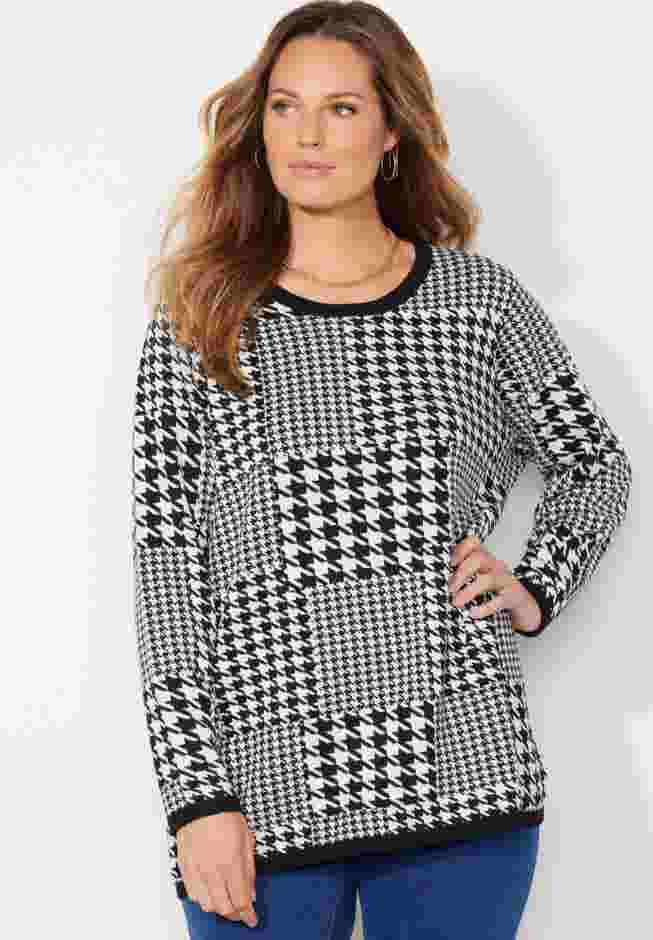 Liz&Me® Patterned Pullover Sweater image number 3