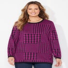 Liz&Me&reg; Patterned Pullover Sweater image number null