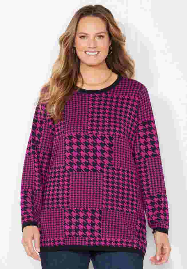 Liz&Me® Patterned Pullover Sweater image number 0