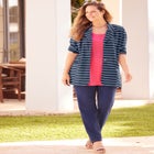 Liz&Me&reg; Ponte Knit Blazer image number null