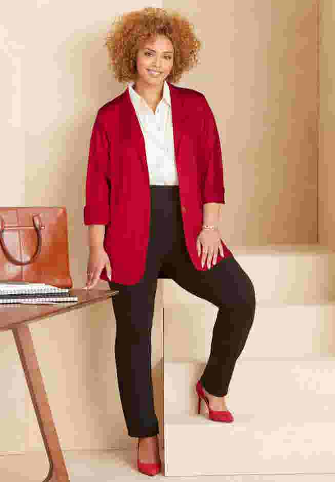 Liz&Me® Ponte Knit Blazer image number 0