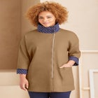 Liz&Me&reg; Funnelneck Raincoat image number null